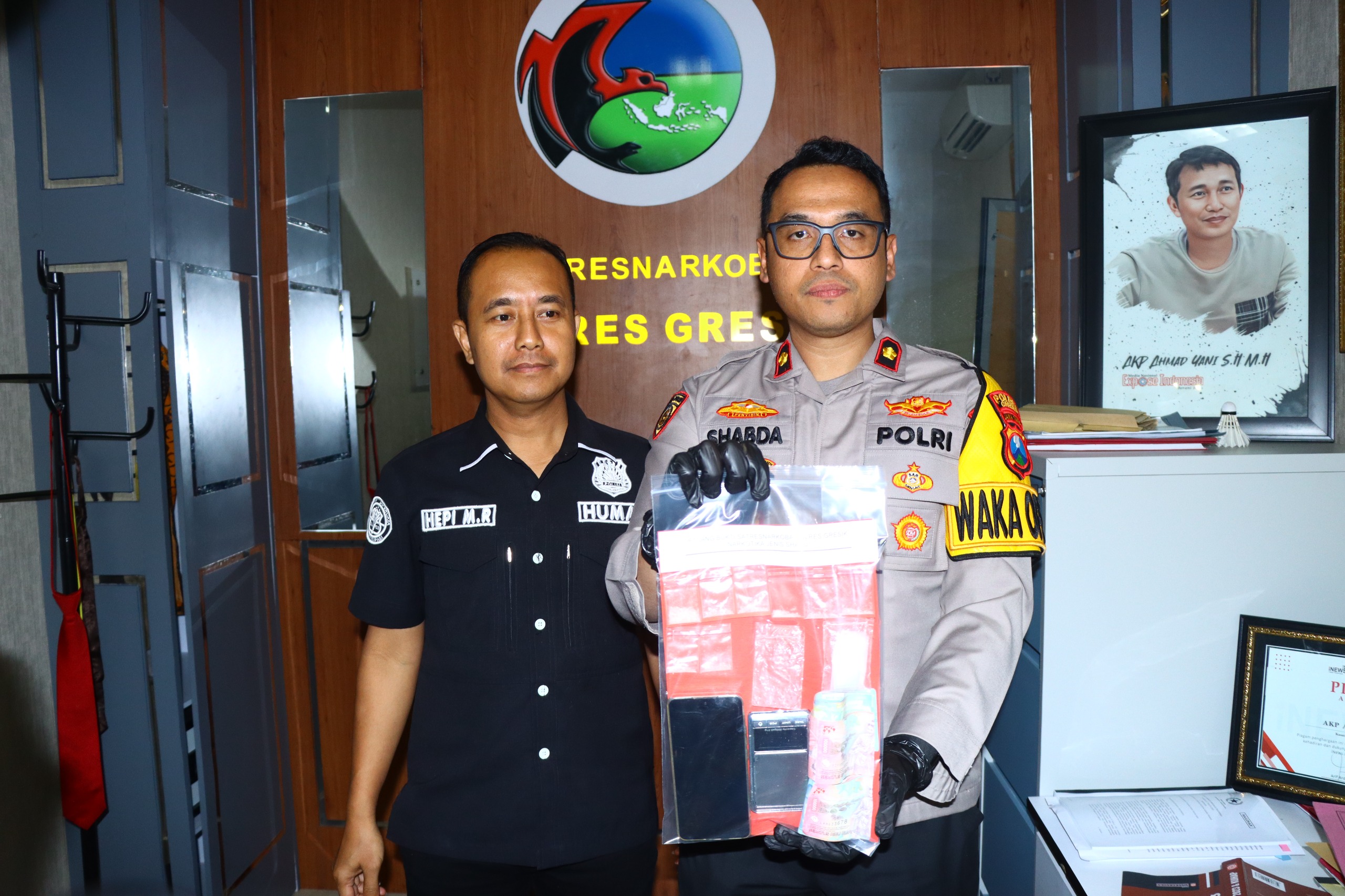 Residivis Pengedar Sabu Ditangkap Polres Gresik, Uang Judi Online Jadi Modal