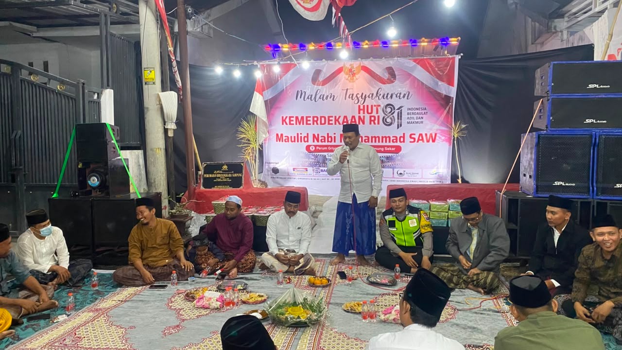 Hadiri Tasyakuran Griya Bhayangkara, Plt Lurah Gunung Sekar Dukung Pembentukan RT 007
