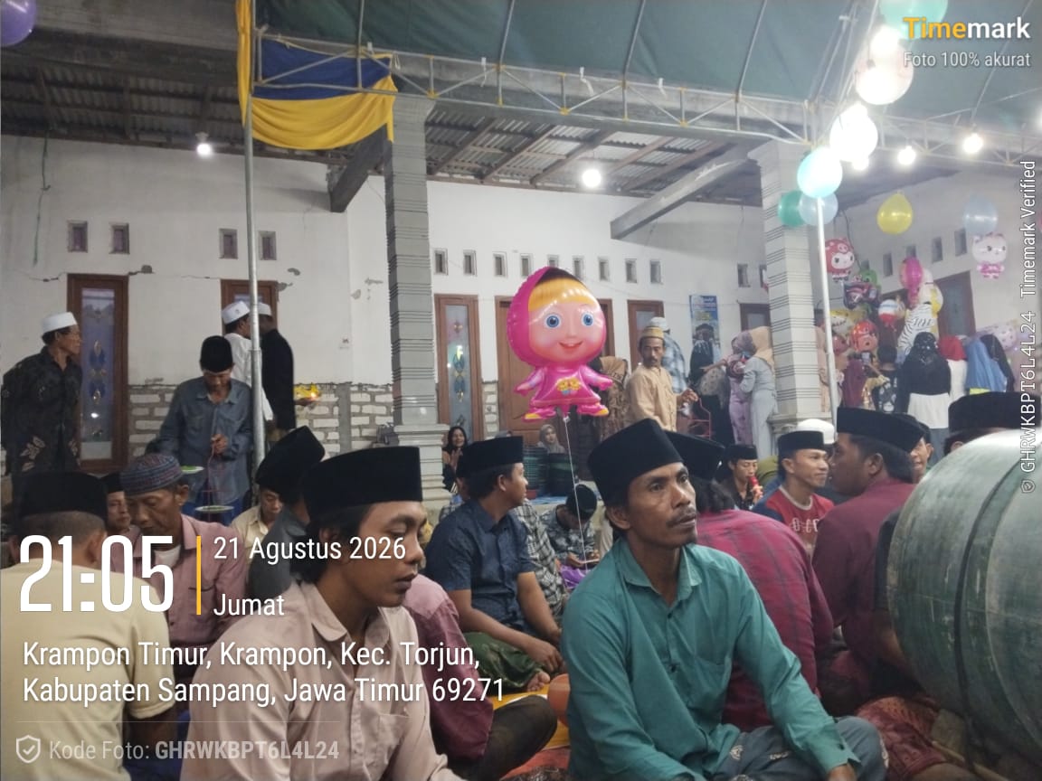 Rutinan Sholawat di Torjun Sampang Dibanjiri Ratusan Jemaah, Kental Nuansa Religi dan Peringatan Maulid Nabi